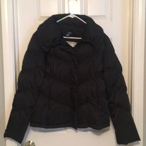 Black puffer winter coat